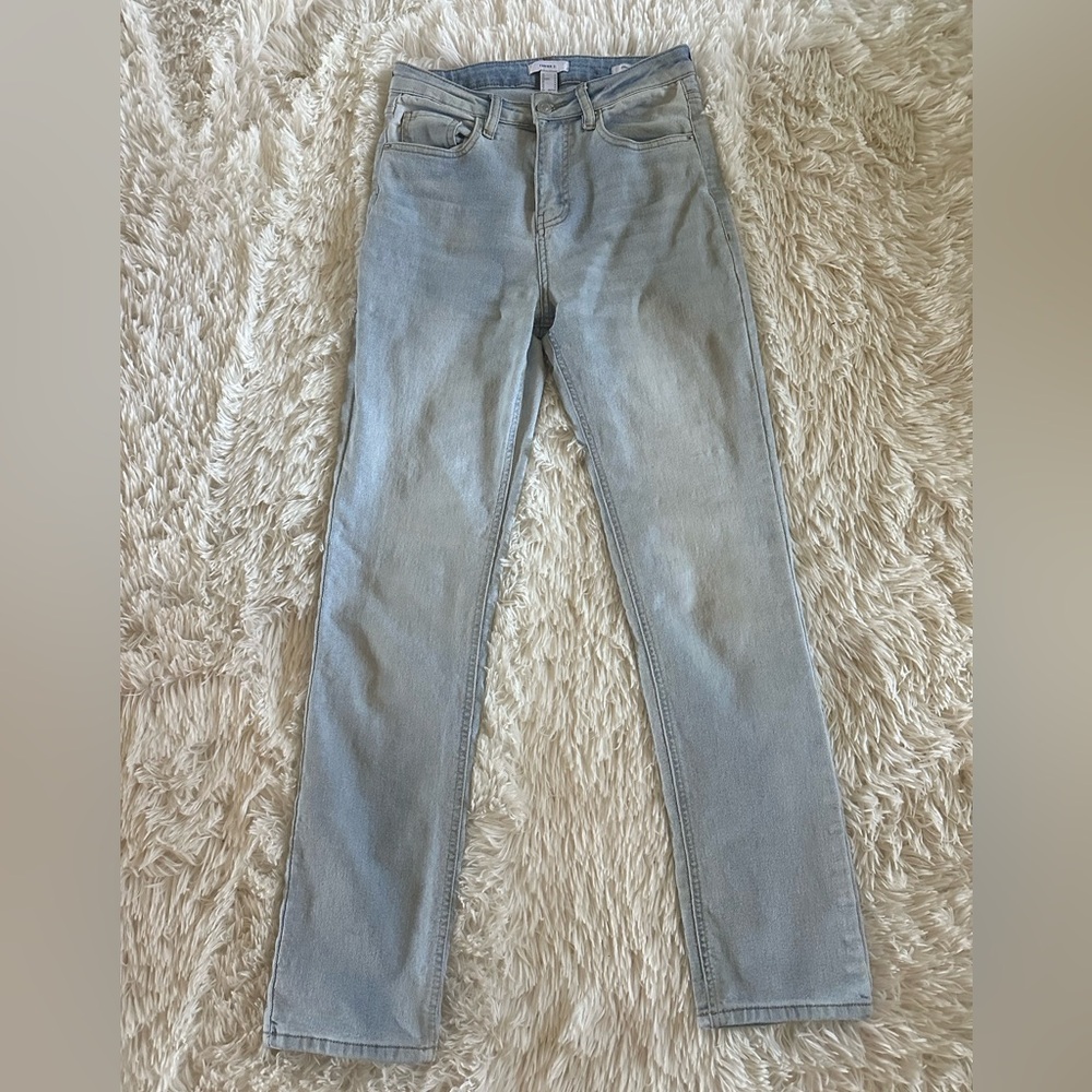 Forever 21 Light Wash Skinny Jeans